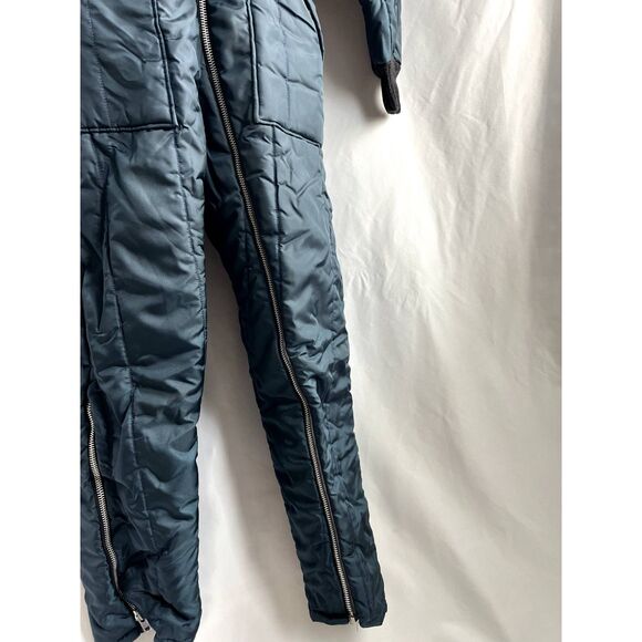 Vintage 1960s Sears Insulated Suit Snowmobile Snowsuit Size 36 or S Short Skiing - Picture 5 of 12